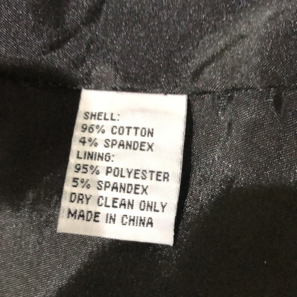 Little Joe Woman Blazer Suit Jacket Size Medium Black Whip Stitch Faux Leather - Picture 8 of 11